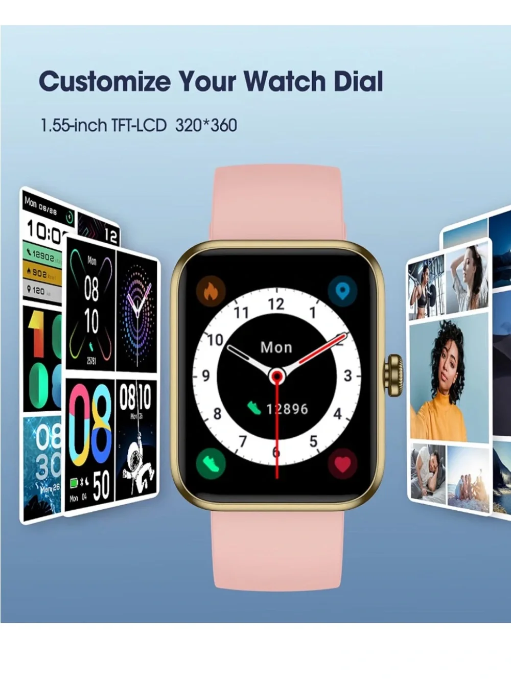 LIVIKEY Smart Watch 41mm waterproof